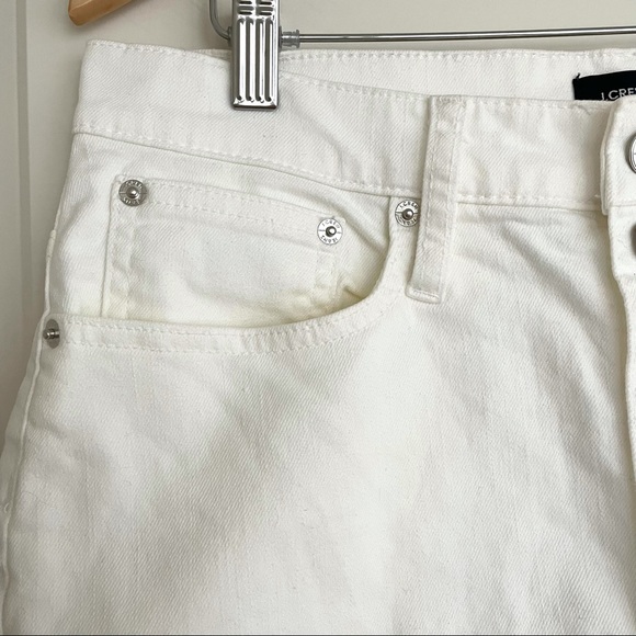 J Crew Button-Front Stretch Denim Pencil Skirt - Picture 6 of 7